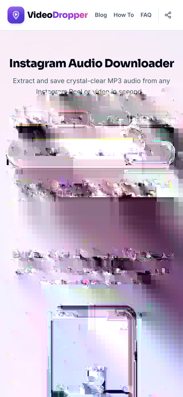 Step 2: Paste link into VideoDropper