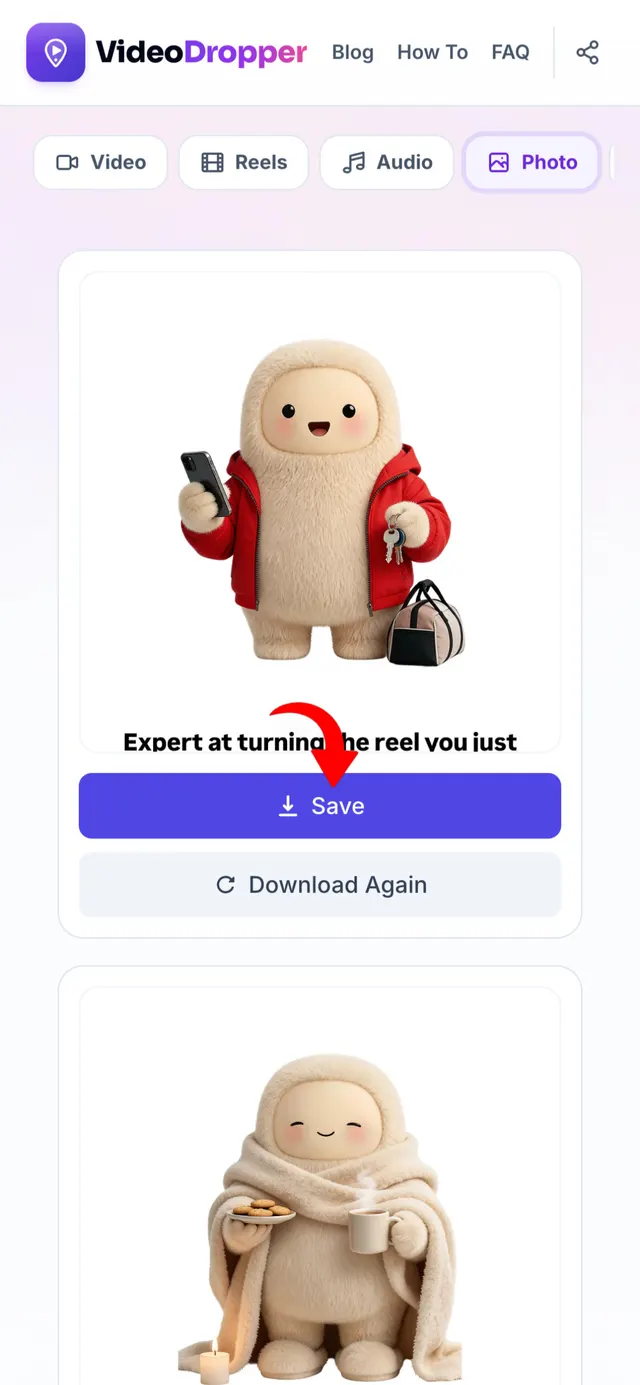 Step 3: Save photo directly